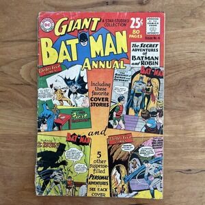 Batman Annual‎ #5 Vol. 1 1962 DC Comics Annual 2.0 Good Comic Book L34-66